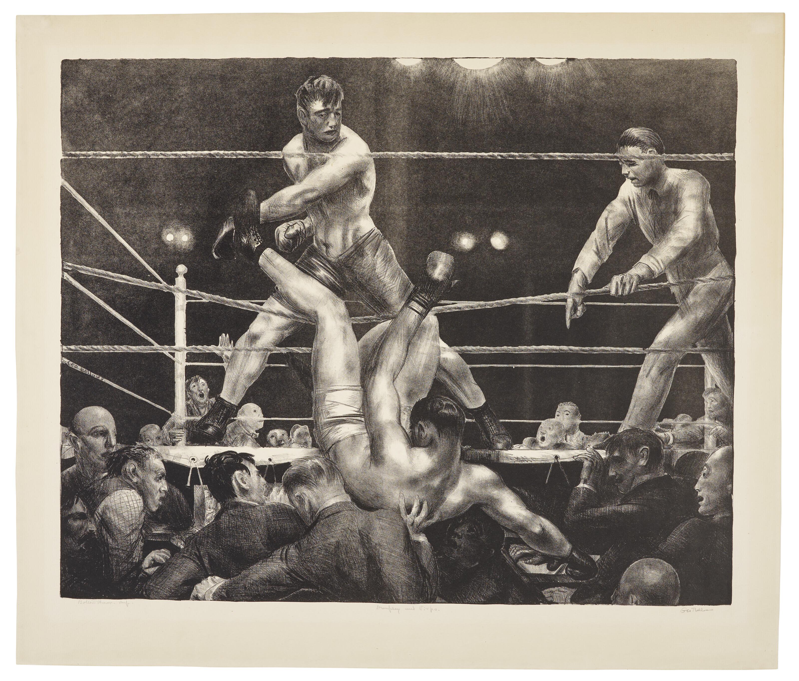 George Wesley Bellows - Dempsey and Firpo