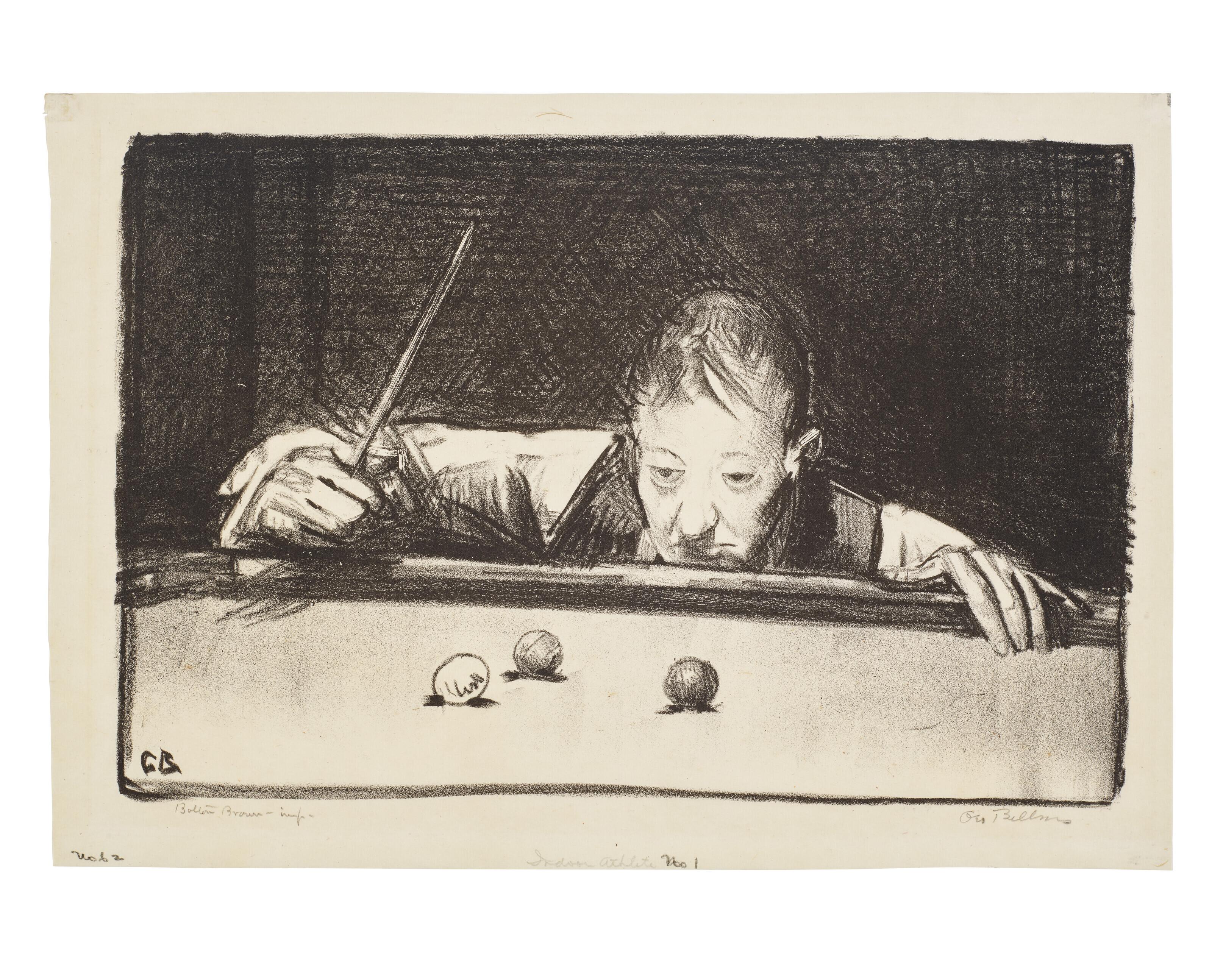 George Wesley Bellows - Indoor Athlete, First Stone