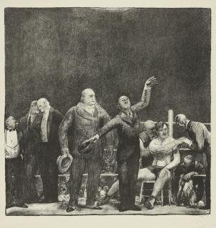 George Wesley Bellows - Introducing John L. Sullivan (Mason 27)