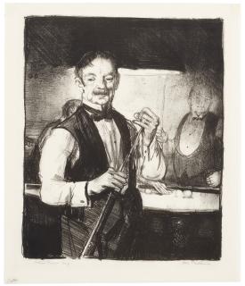 George Wesley Bellows - Old Billiard Player