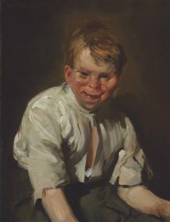 George Wesley Bellows - Portrait of a Laughing Boy