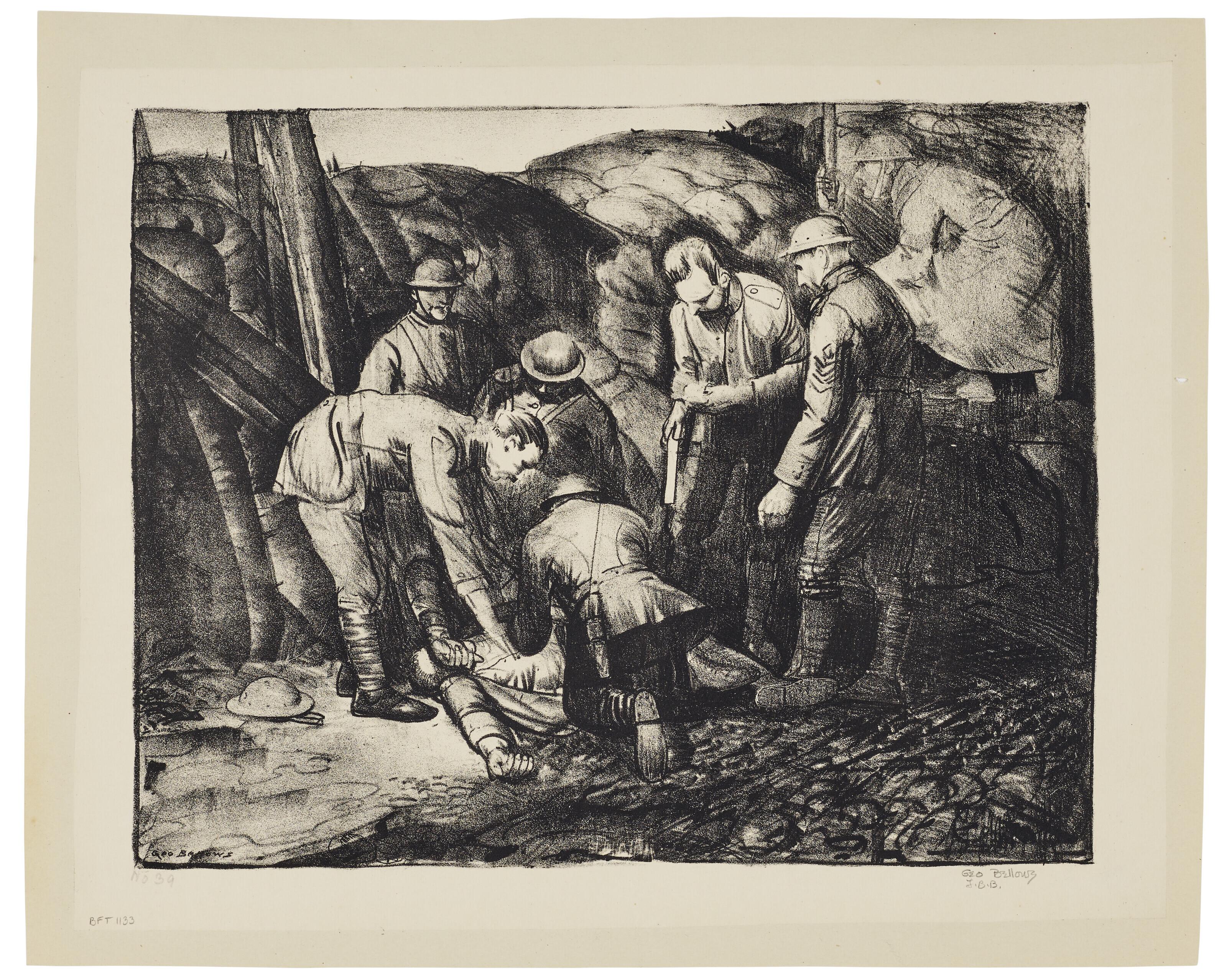 George Wesley Bellows - Sniped