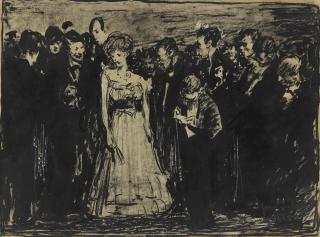 George Wesley Bellows - The Invincible Miss Brown