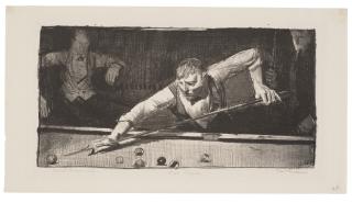 George Wesley Bellows - The Pool-Player