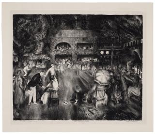George Wesley Bellows - The Tournament (Tennis At Newport)