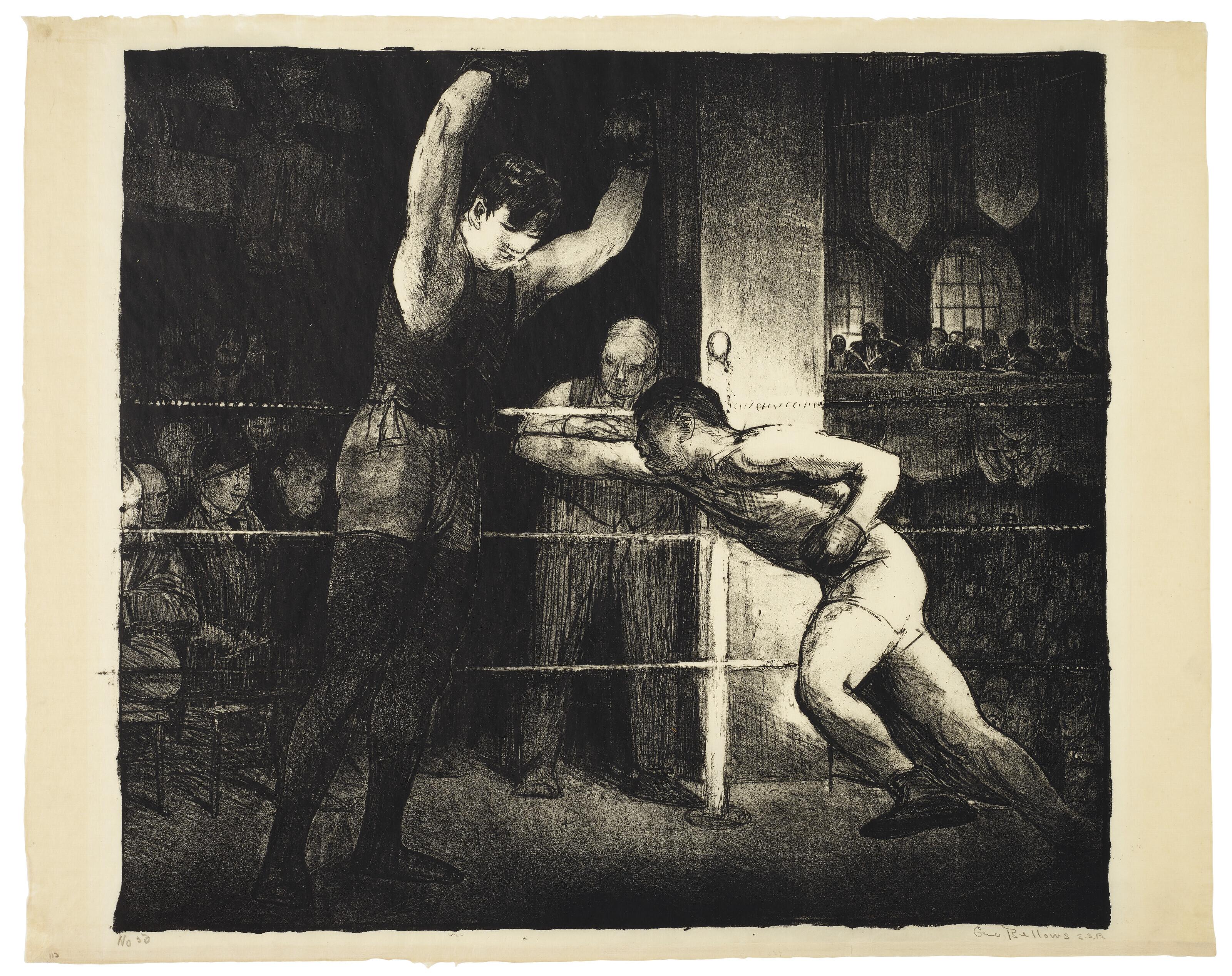 George Wesley Bellows - Training Quarters