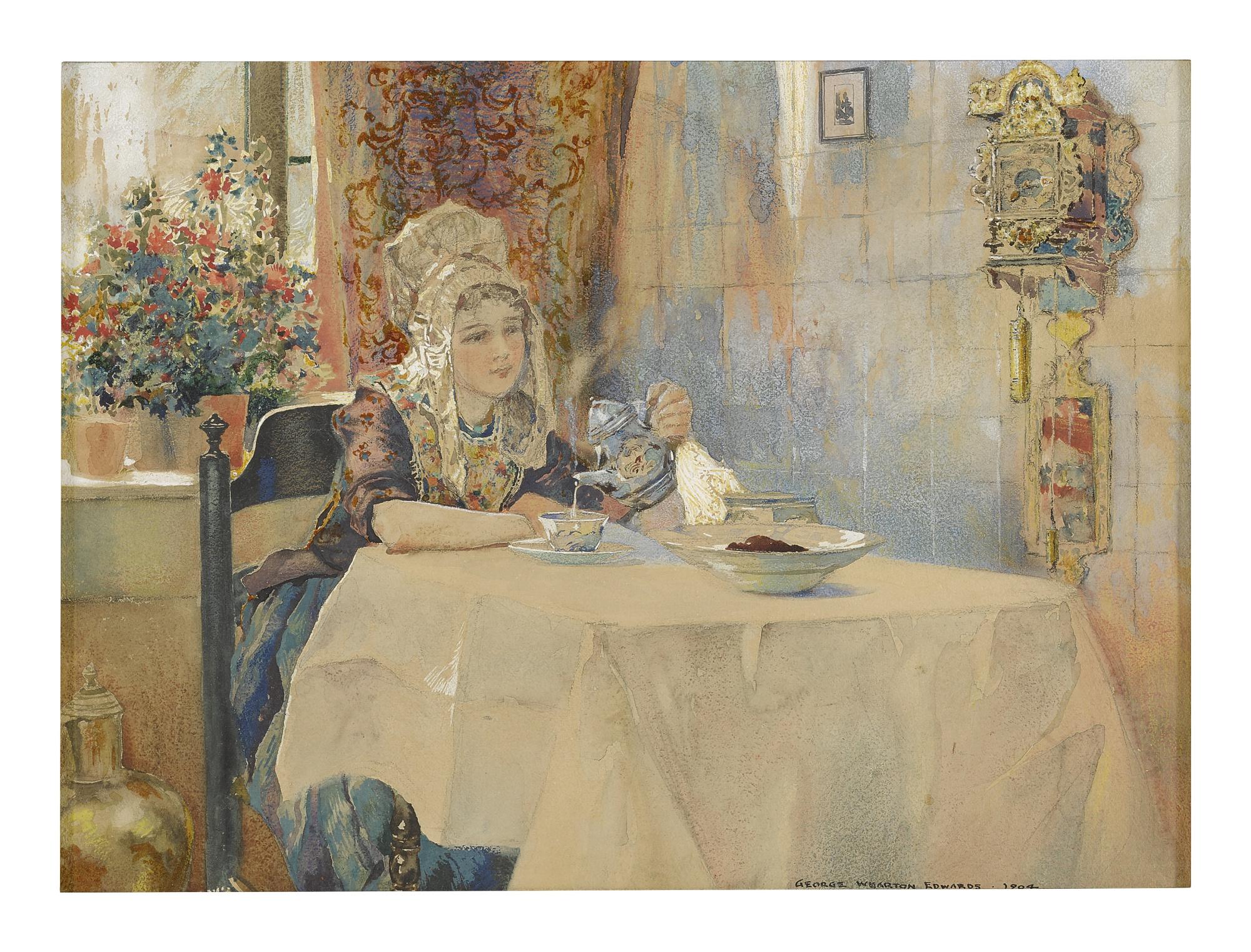 George Wharton Edwards - Tea Time