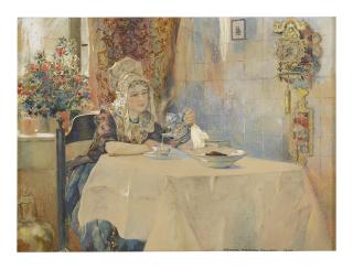 George Wharton Edwards - Tea Time