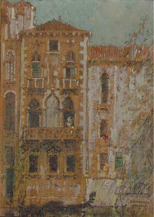 George Wharton Edwards - The House of Desdemona Venice