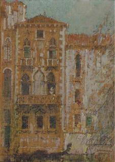 George Wharton Edwards - The House of Desdemona Venice