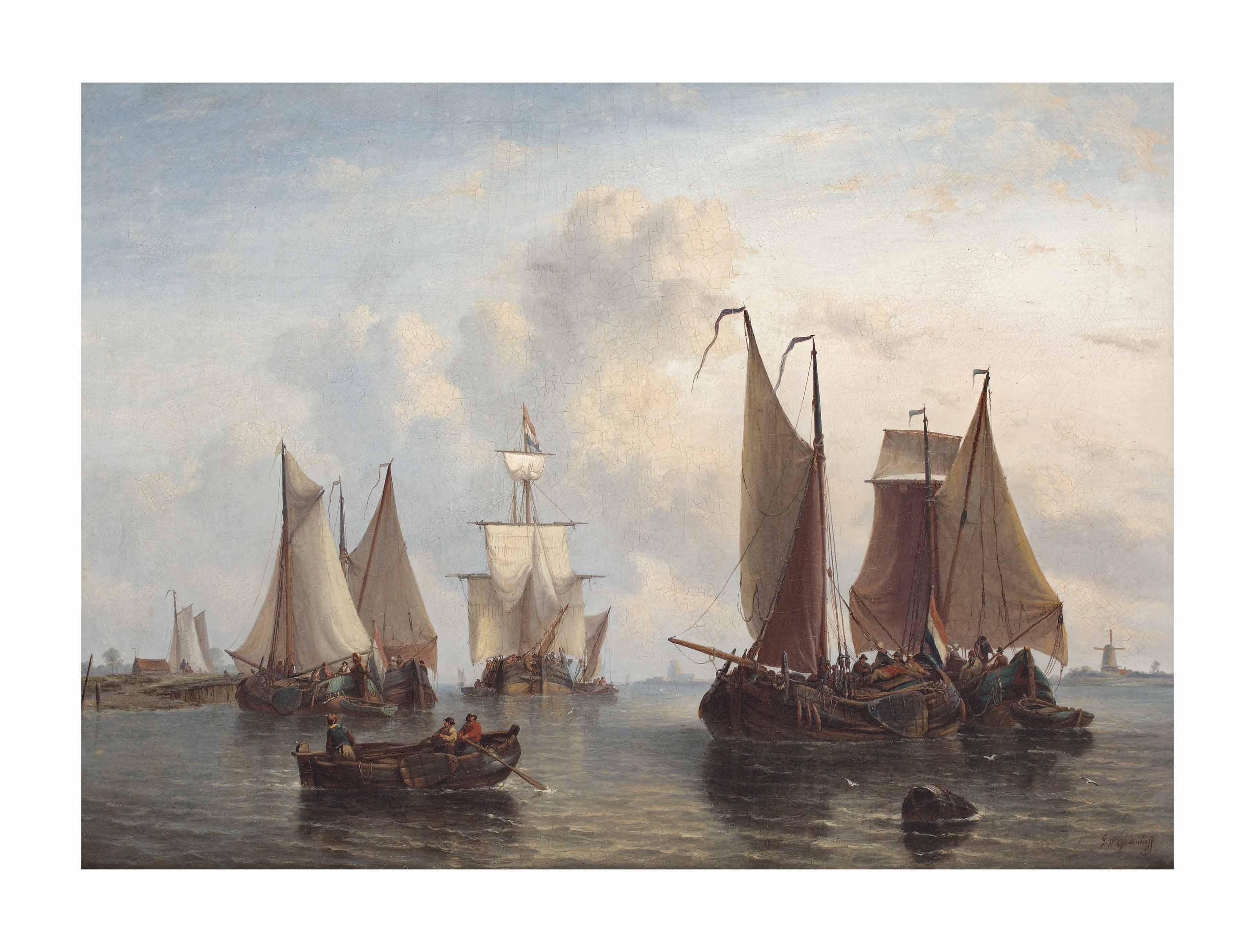 George Willem Opdenhoff - A busy day on the estuary