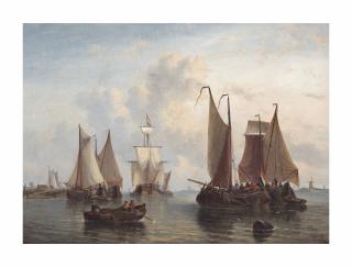 George Willem Opdenhoff - A busy day on the estuary
