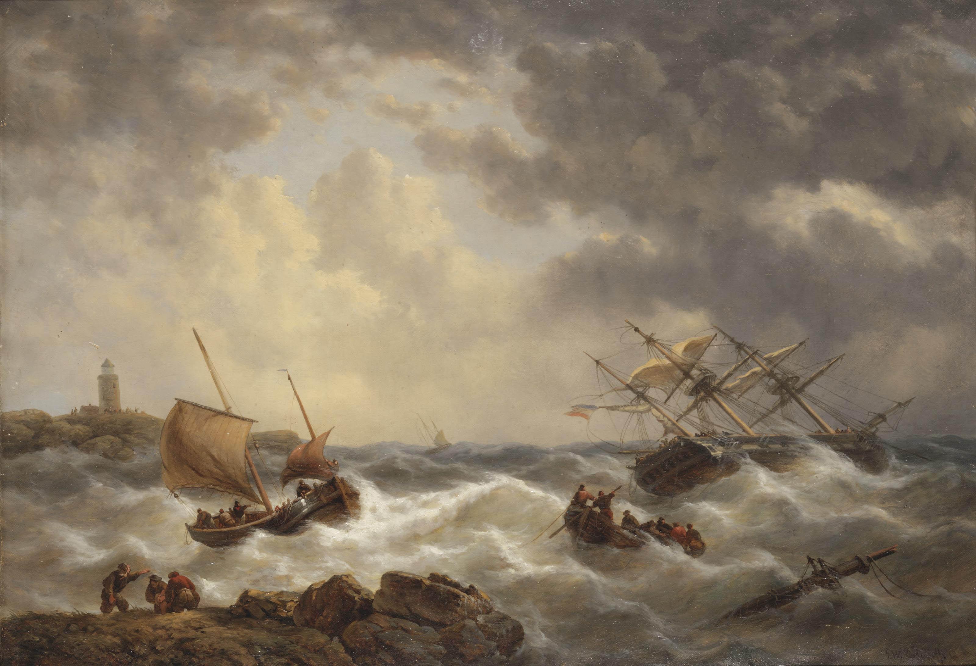 George Willem Opdenhoff - A perilous rescue operation