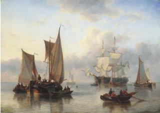 George Willem Opdenhoff - Bringing the catch on board