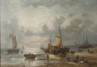 George Willem Opdenhoff - Unloading The Catch