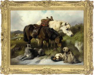 George William Horlor - Awaiting their master