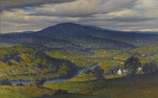 George William Sotter - A Connecticut Scene