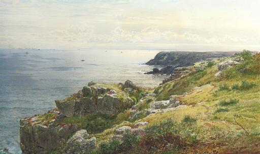 George Wolfe - The coast near Land\'s End, Cornwall