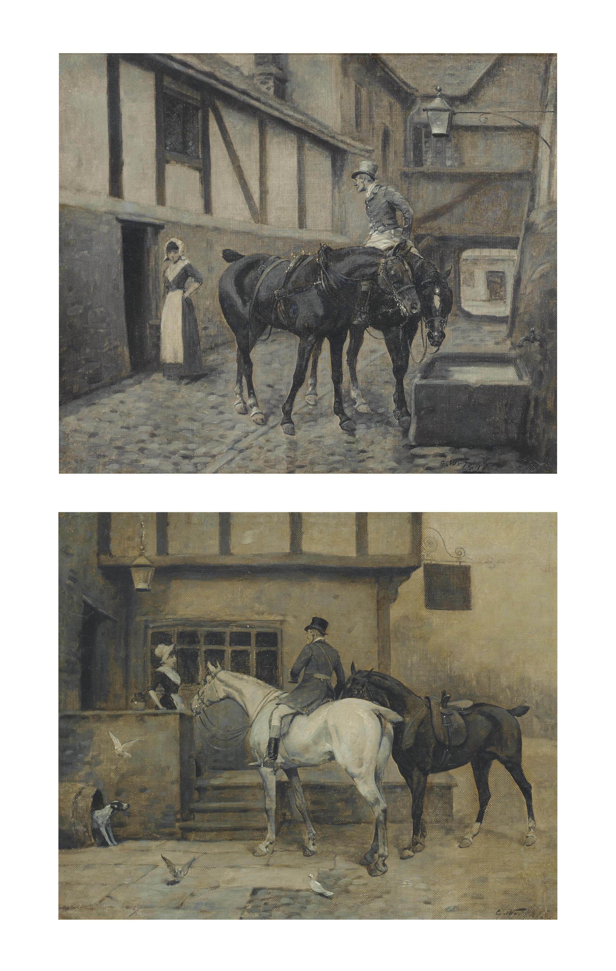 George Wright - On the way to the meet; and Between stages