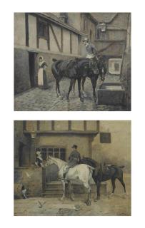 George Wright - On the way to the meet; and Between stages