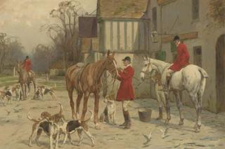 George Wright - Refreshments outside The King\'s Arms