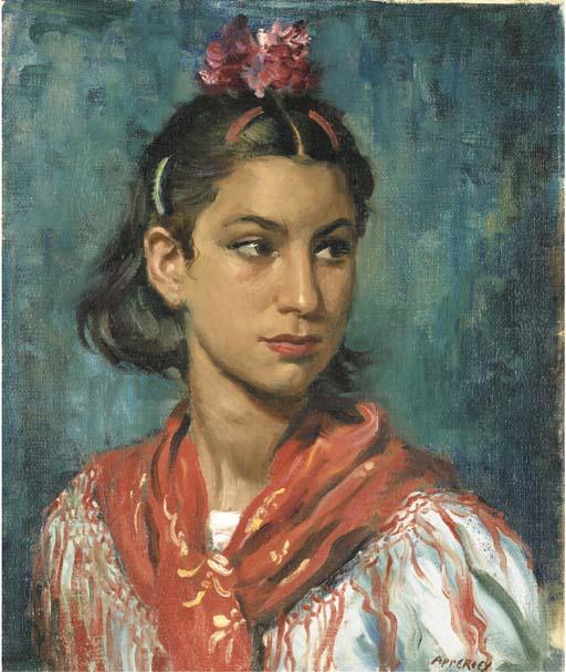 George Wynne Apperley - Spanish Gypsy, Granada