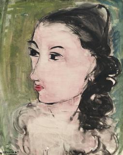 George Zachary Constant - Portrait of a lady, bust length (illustrated); and A seated female nude