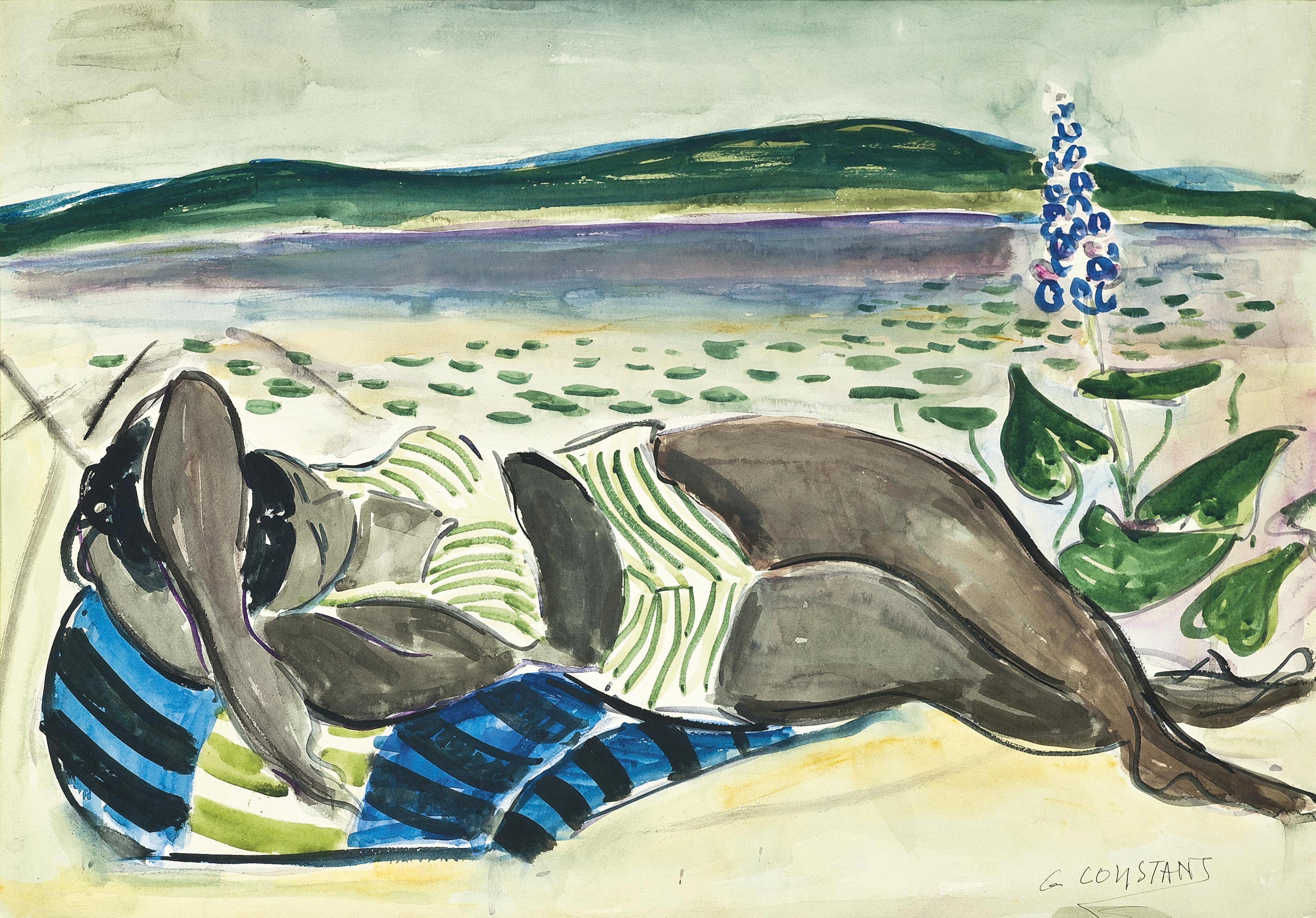 George Zachary Constant - The sunbather
