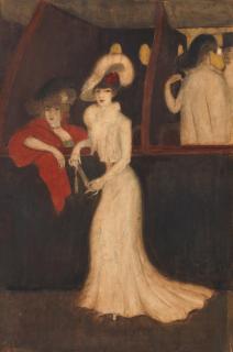 Georges Alfred Bottini - Femmes au théâtre