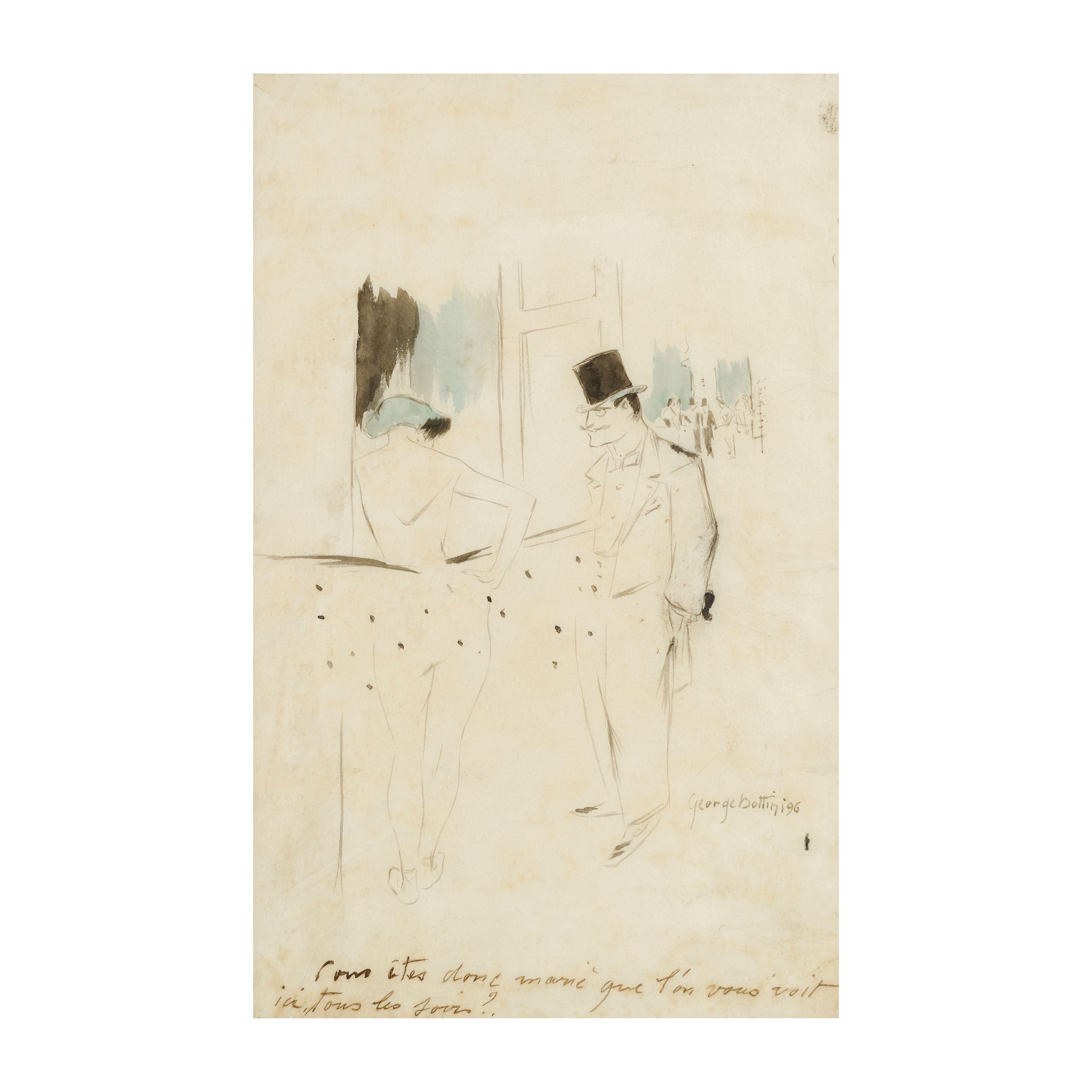 Georges Alfred Bottini - Rendez-vous au foyer de l\'Opèra