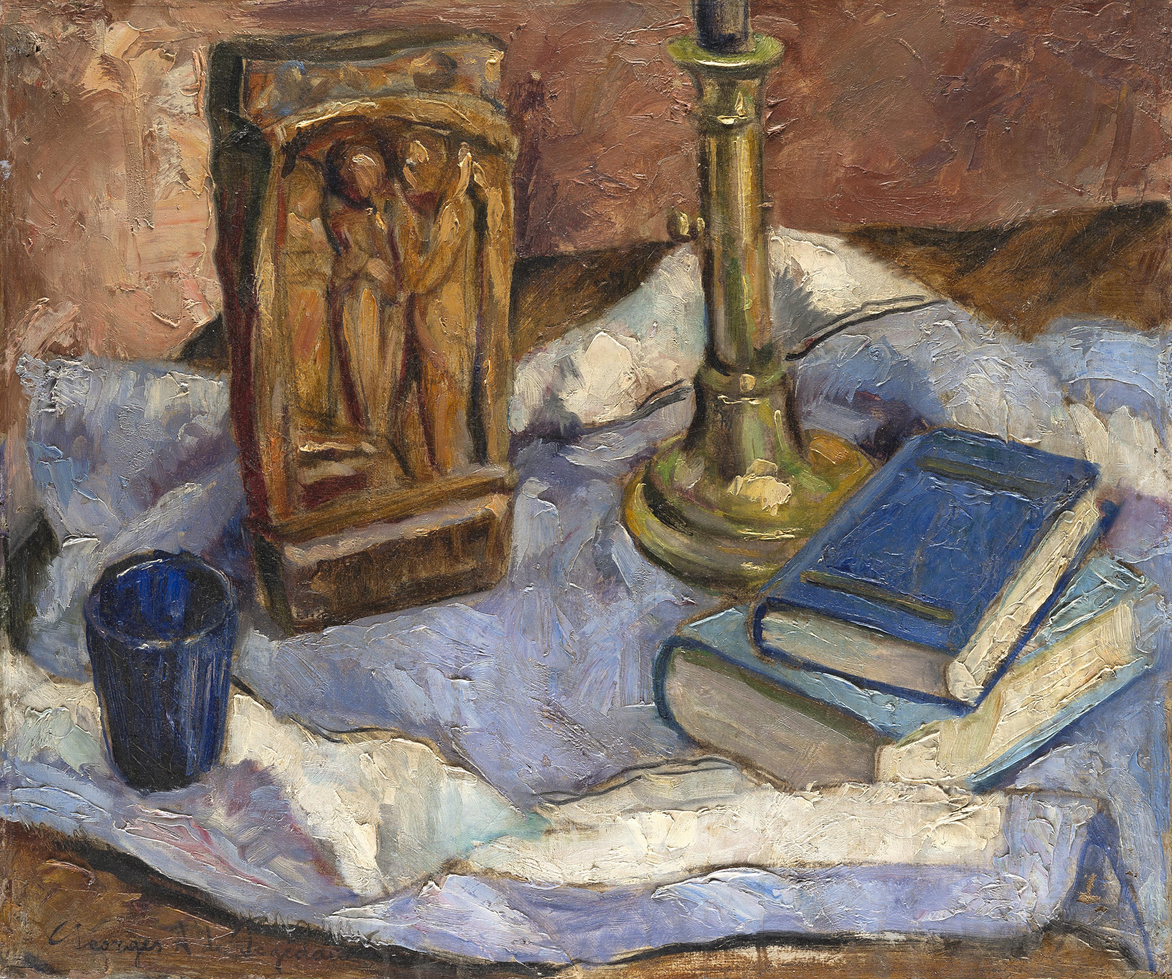 Georges Anatolevich De Pogedaieff - Composizione con libri