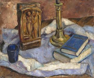 Georges Anatolevich De Pogedaieff - Composizione con libri