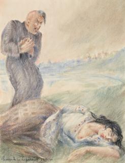 Georges Anatolievich Pogedaieff - Four Illustrations For Dead Souls