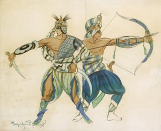 Georges Anatolievich Pogedaieff - Two Warriors