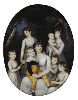 Georges Antoine Keman - Portrait Of A Family Group