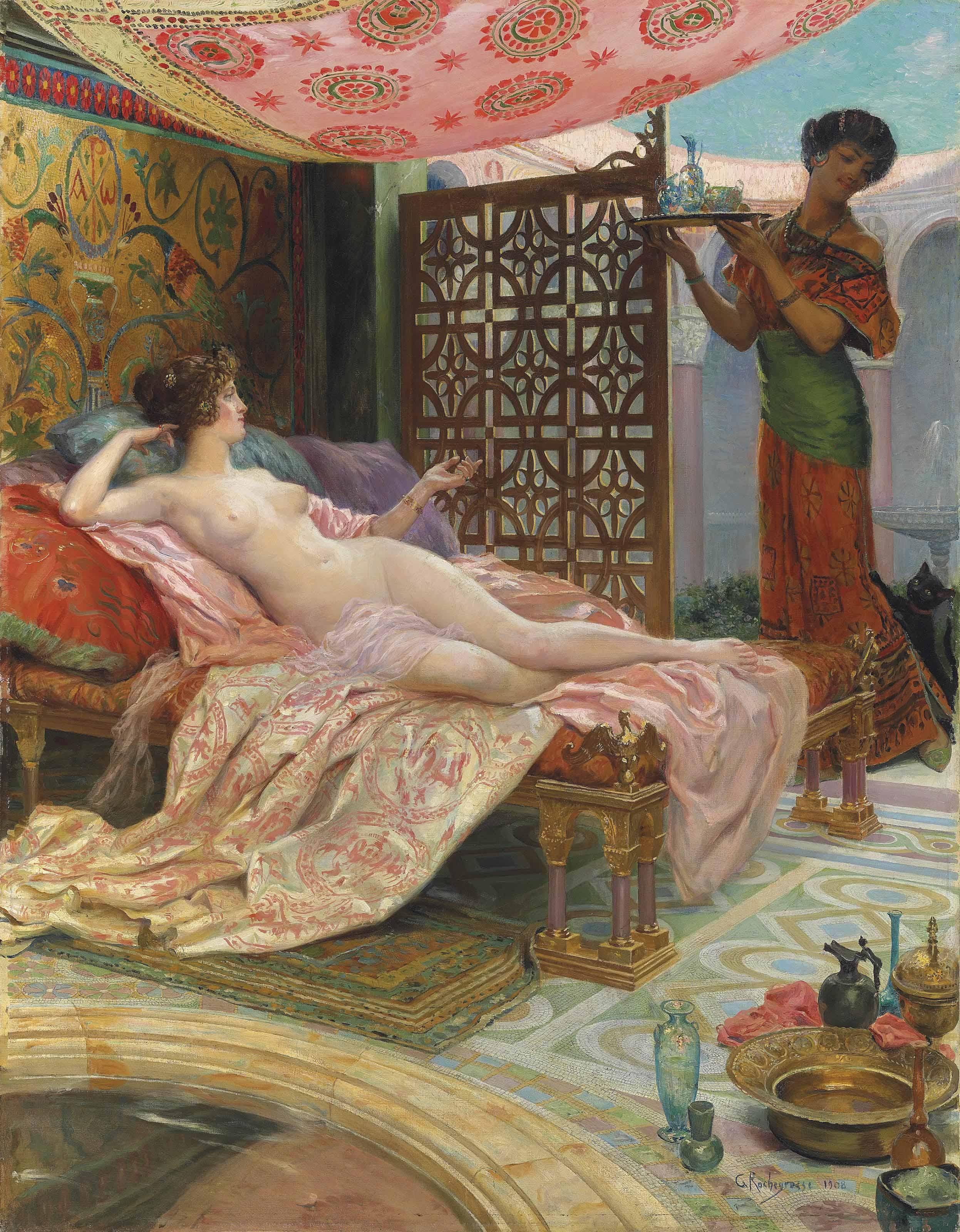 Georges Antoine Rochegrosse - In The Harem