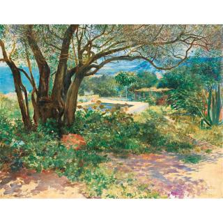 Georges-Antoine Rochegrosse - Le Vieil Olivier À Djenan Meryem, Alger