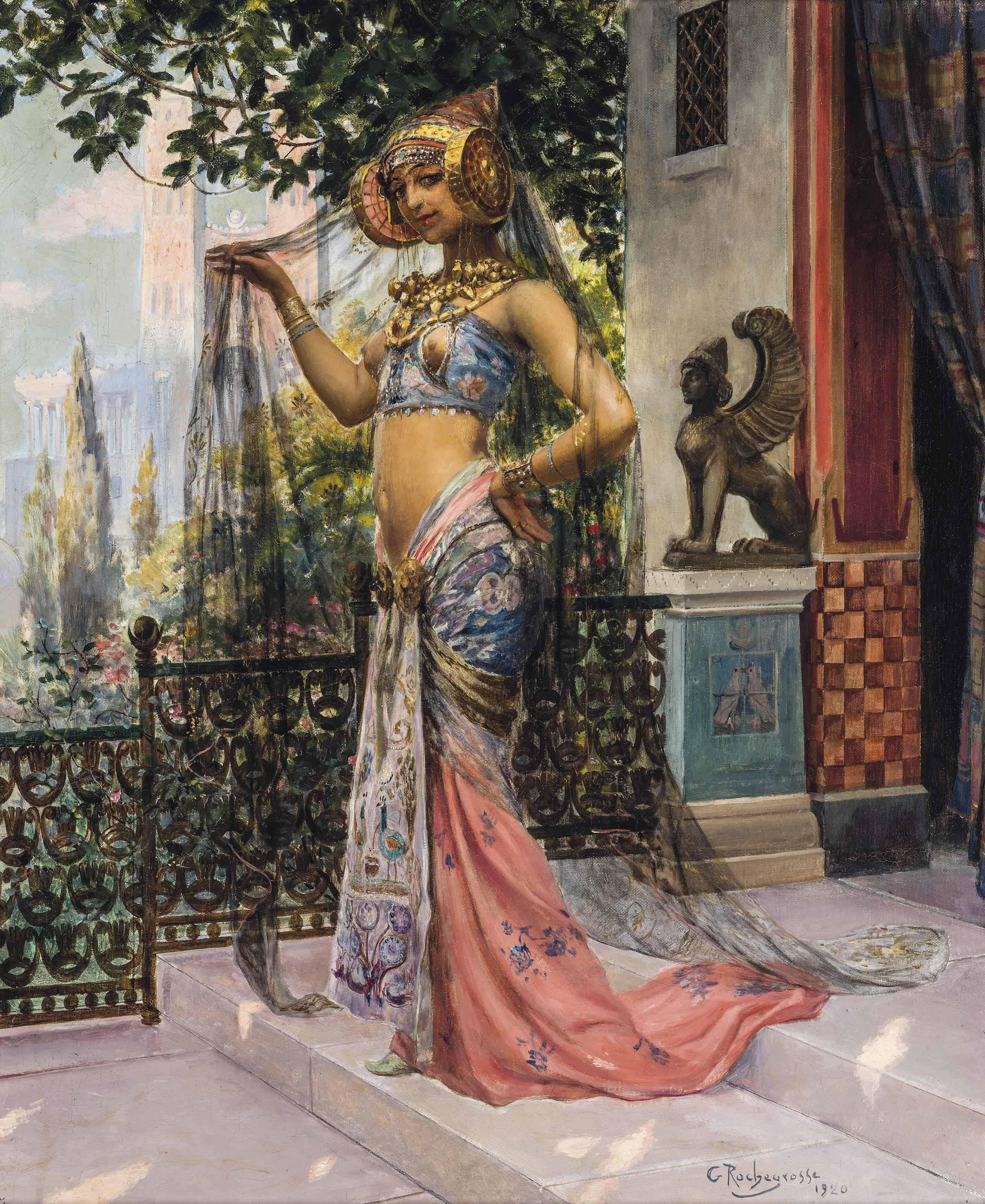 Georges Antoine Rochegrosse - Oriental beauty