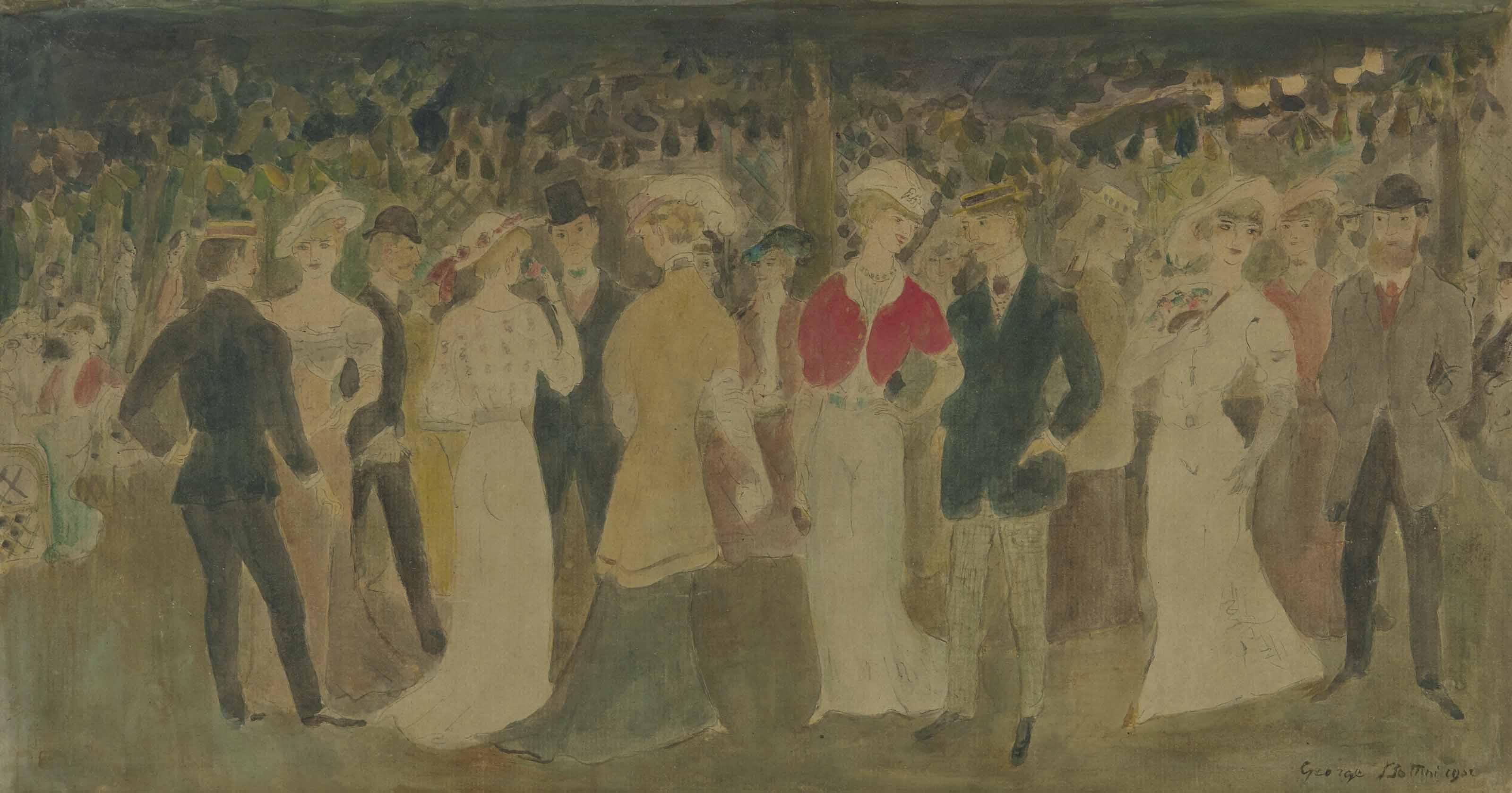 Georges Bottini - Au jardin de Paris