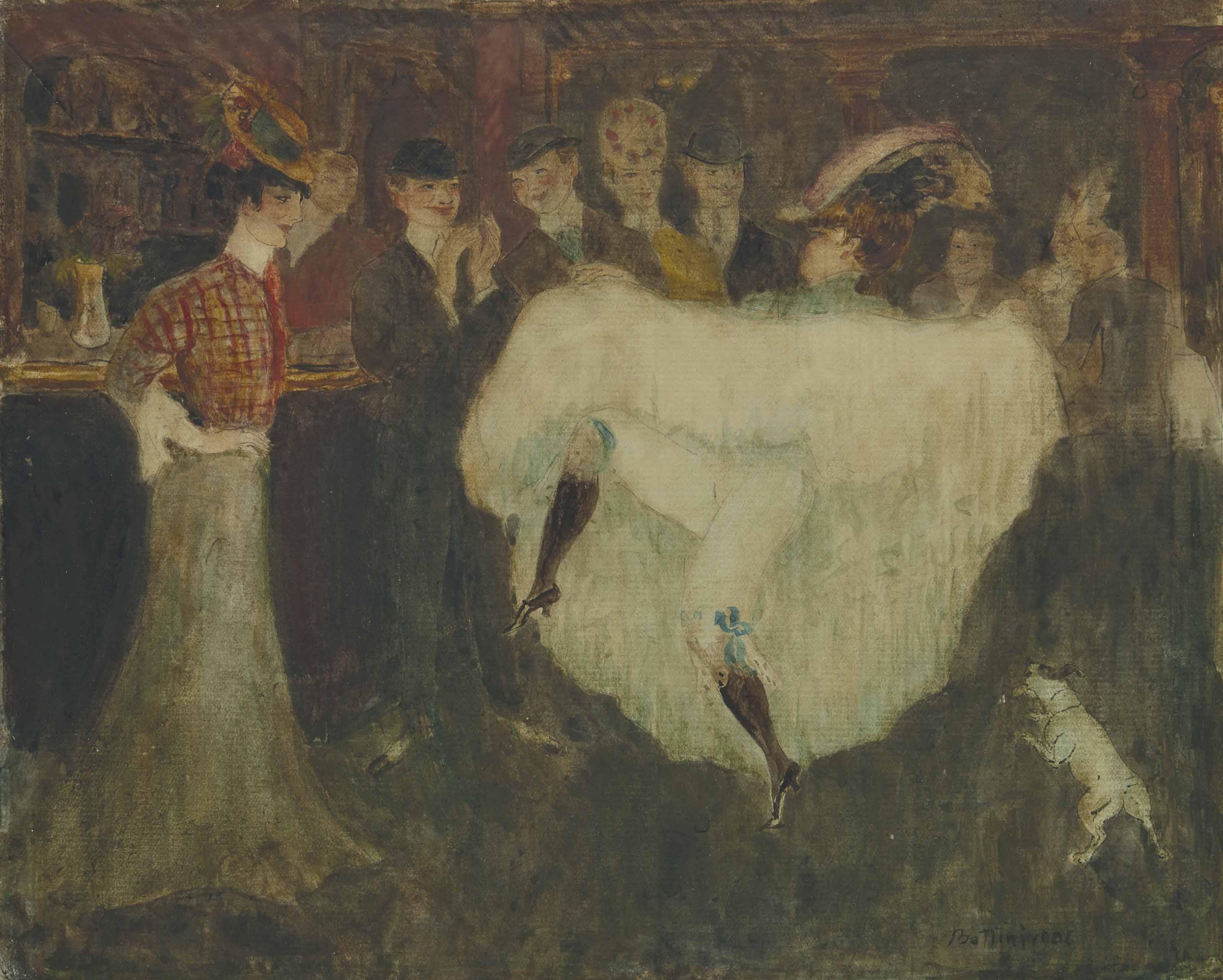 Georges Bottini - La Môme Picrate dansant au bar