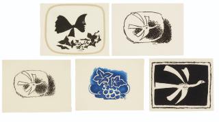 Georges Braque - Août: five prints