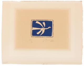 Georges Braque - Août (Oiseau Bleu)