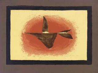 Georges Braque - Au couchant (Oiseau XVI) (V. 126)