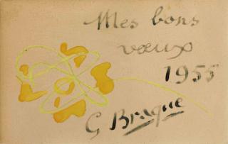 Georges Braque - Carte de voeux