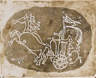 Georges Braque - Char Blanc (Char Iv) (See V. 115)