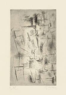 Georges Braque - Composition (Nature Morte aux Verres)