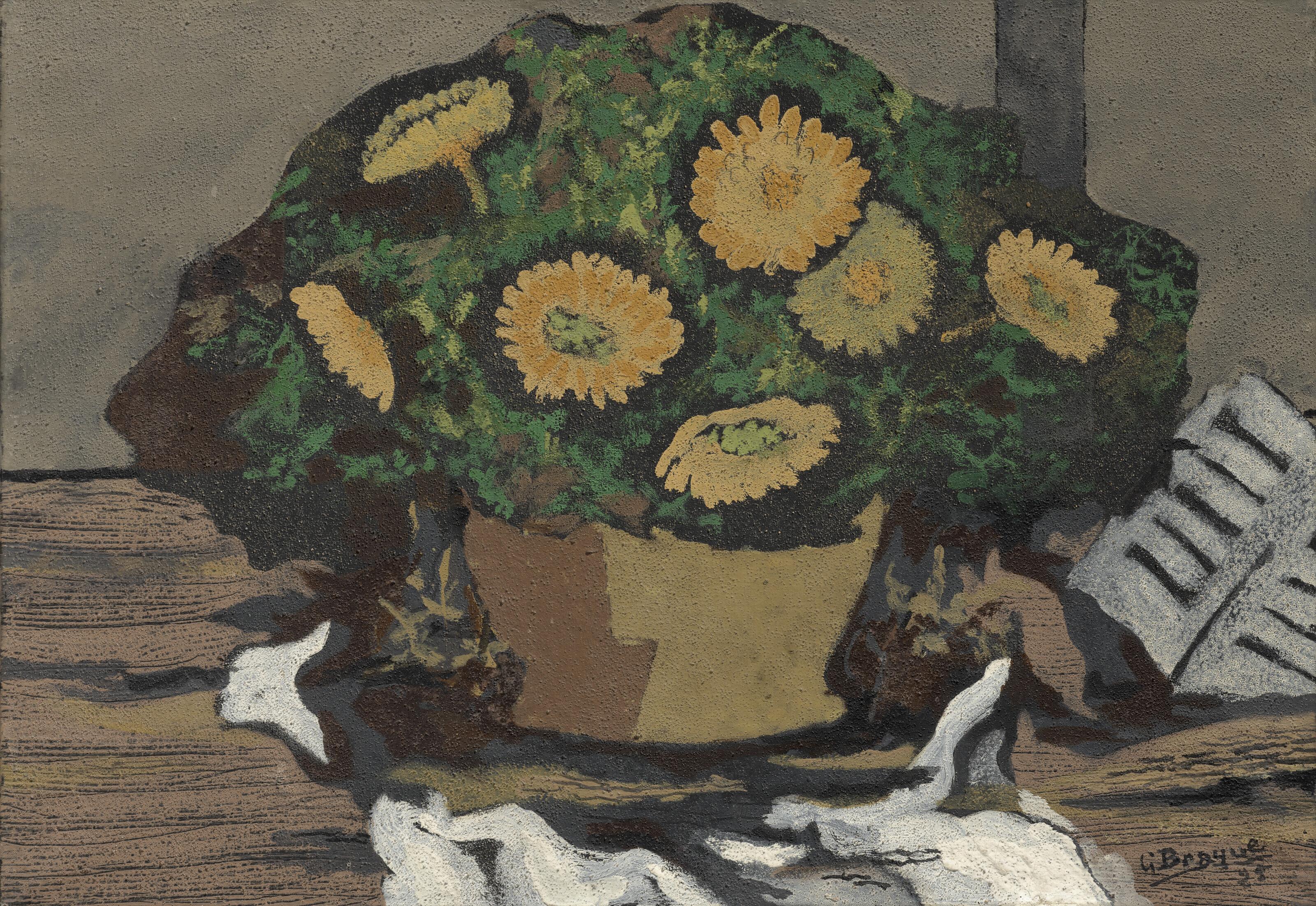 Georges Braque - Corbeille de fleurs