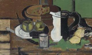 Georges Braque - Couteau, Prunes, Raisin, Cruche