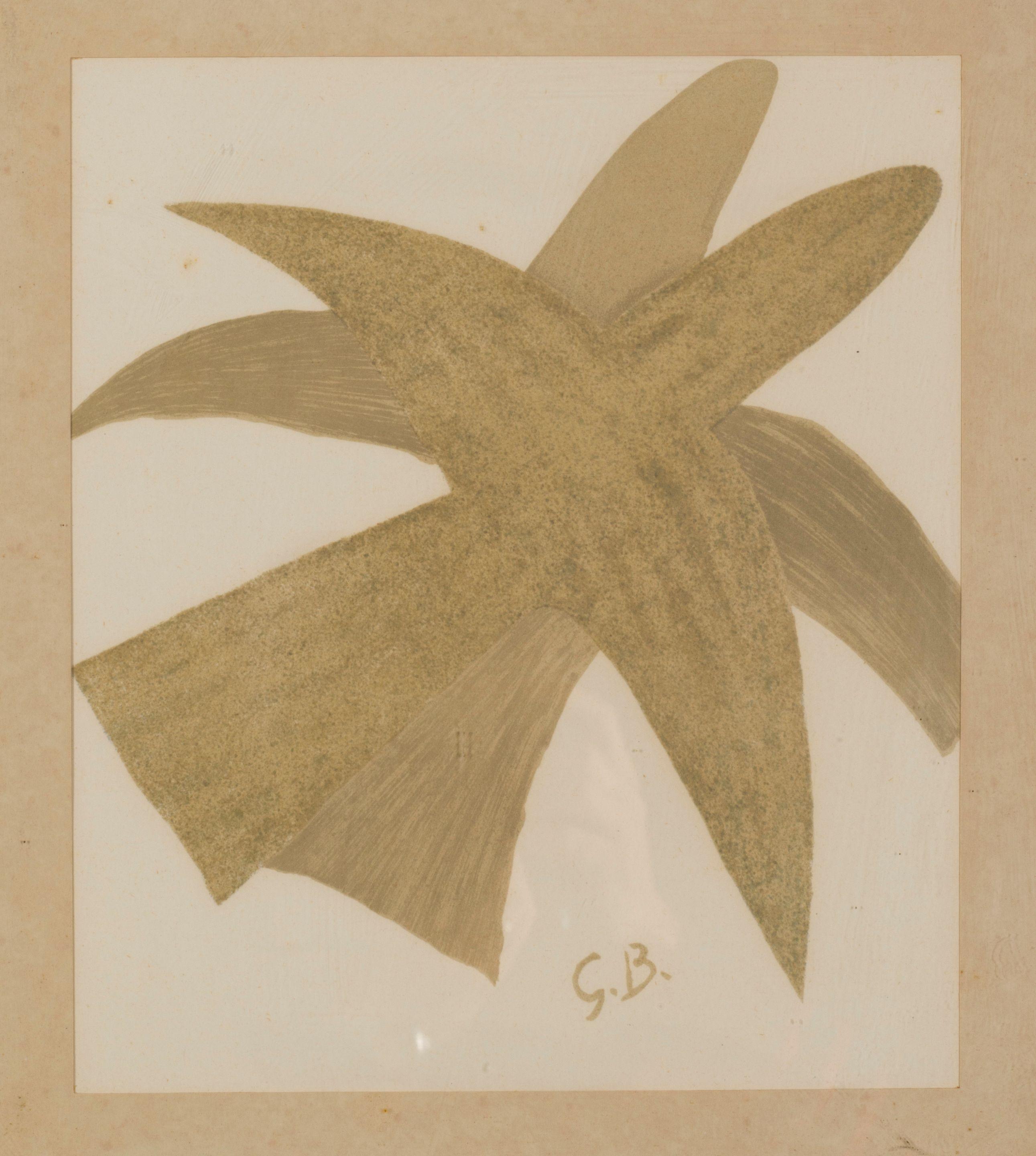 Georges Braque - Derrière le mirroir, 1956