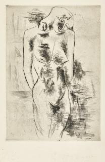 Georges Braque - Etude De Nu (Nu) (Vallier 1)